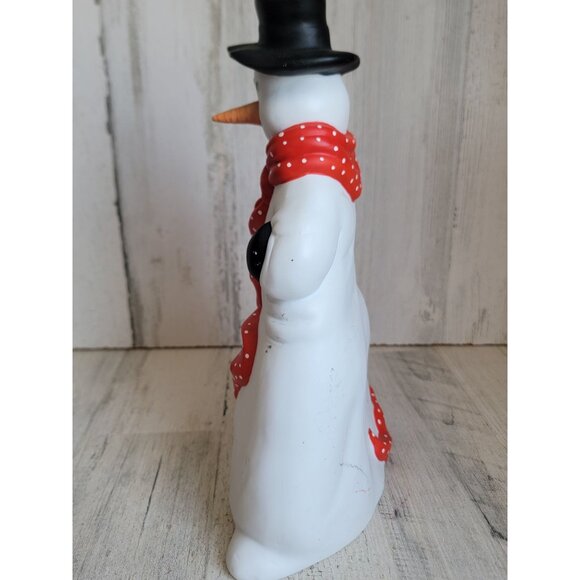 Dept 56 snowman ceramic home decor figure Xmas - Picture 6 of 11